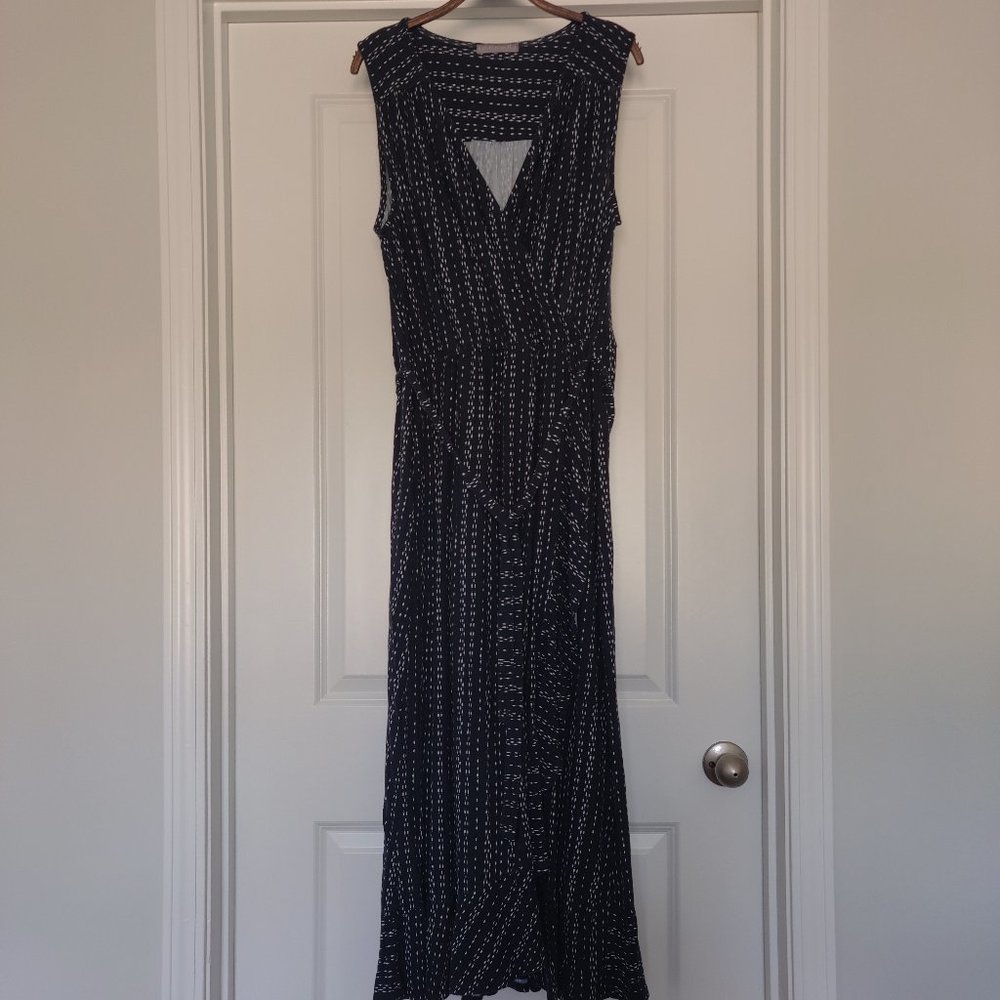 Sleeves Wrap Dress